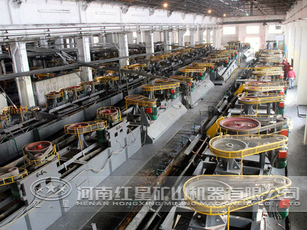 鉛、鋅多金屬礦選礦現場