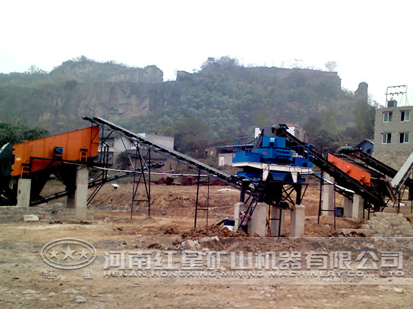 制砂作業現場 制砂作業現場