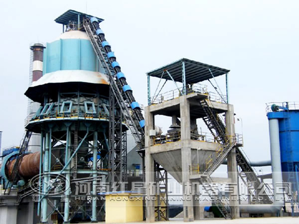 水泥生產線作業現場