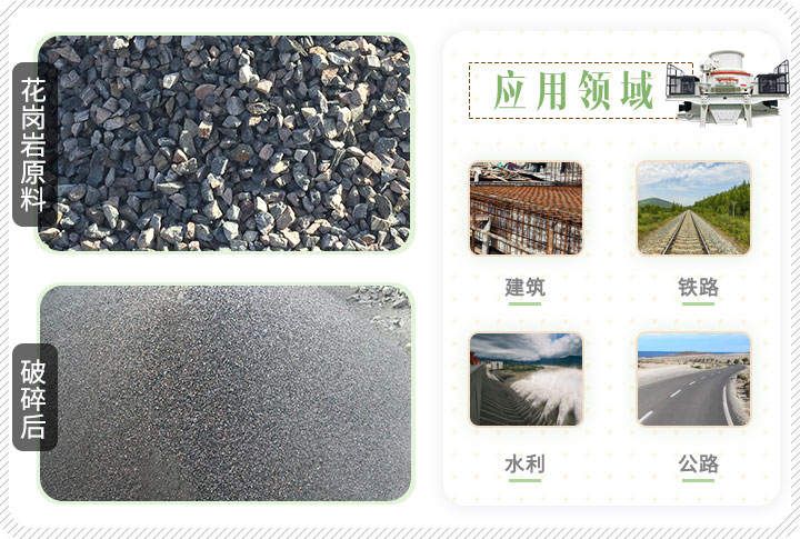 花崗巖制砂機應(yīng)用領(lǐng)域 花崗巖制砂機應(yīng)用領(lǐng)域
