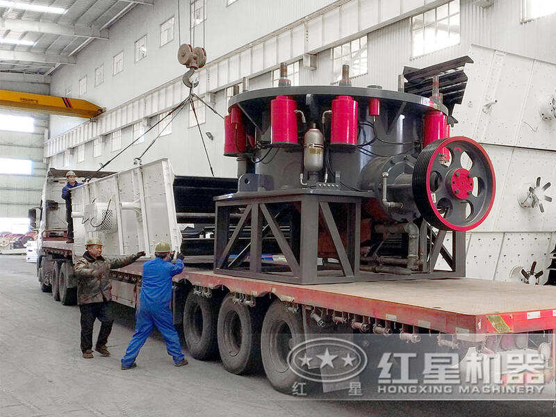 新型環保砂石子生產線發貨現場 新型環保砂石子生產線發貨現場