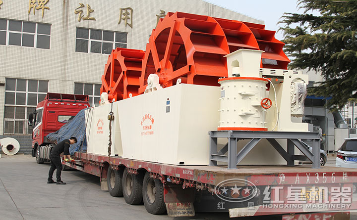 輪斗洗砂機發貨了 輪斗洗砂機發貨了