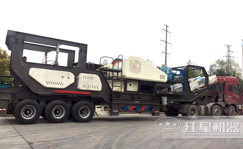 紅星車載移動建筑垃圾粉碎機發貨圖 紅星車載移動建筑垃圾粉碎機發貨圖