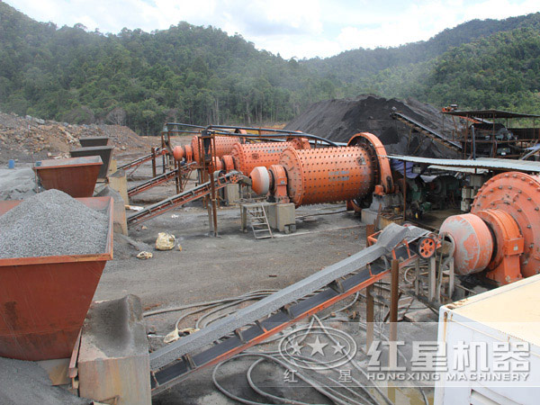 棒磨機生產現(xiàn)場