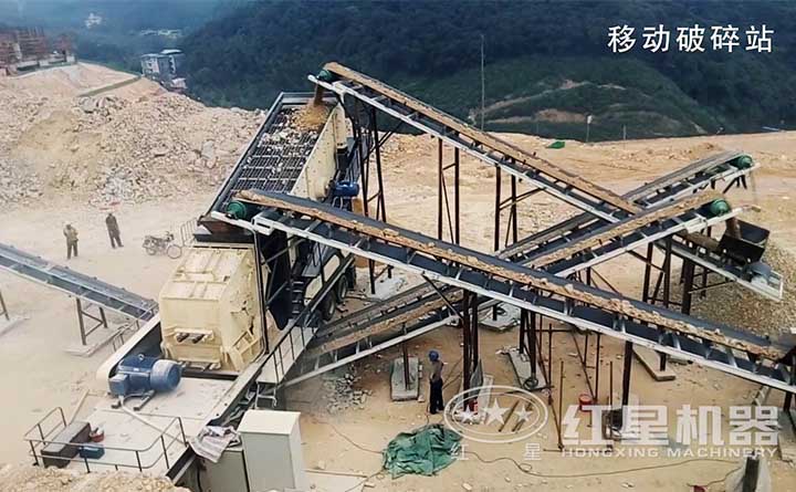 建筑垃圾破碎現場 建筑垃圾破碎現場