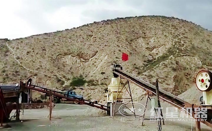 石子制砂機客戶現(xiàn)場