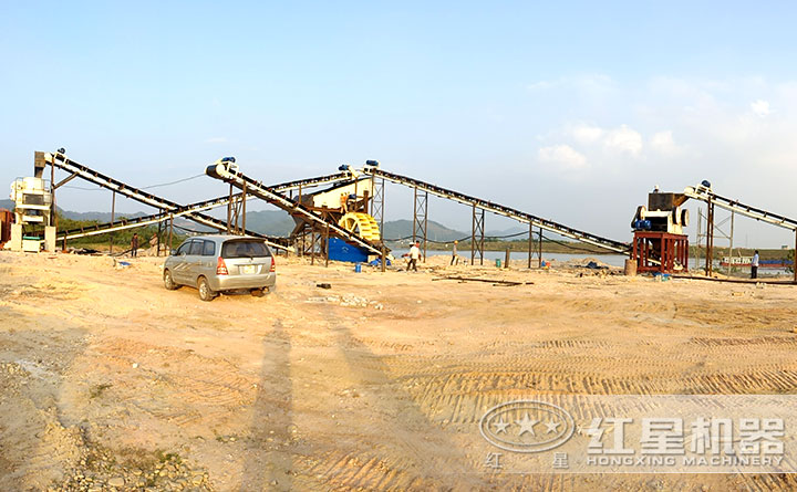 制砂、洗沙現場 制砂、洗沙現場