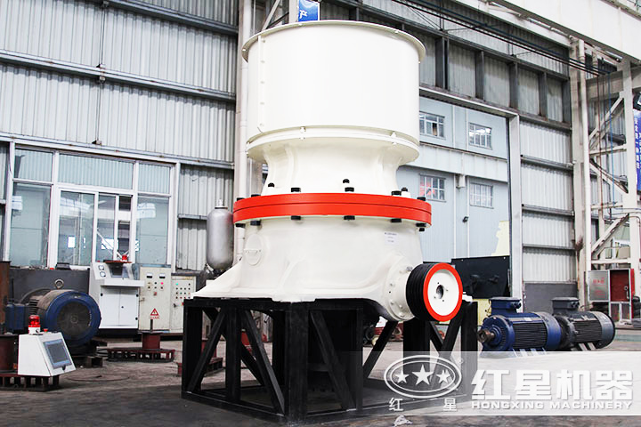 單缸圓錐式破碎機(jī)設(shè)備實拍圖