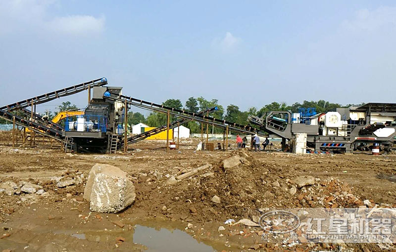 移動(dòng)式鵝卵石制砂生產(chǎn)線 移動(dòng)式鵝卵石制砂生產(chǎn)線