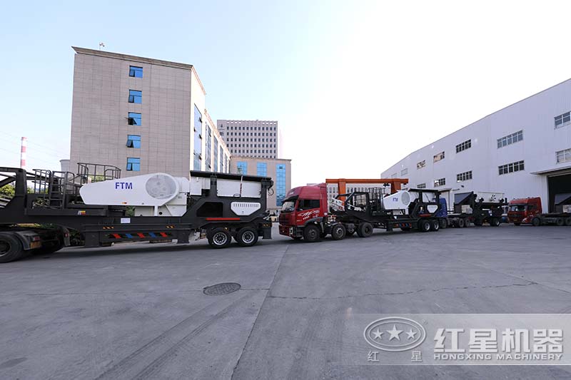 小型移動破碎制砂機發(fā)貨現(xiàn)場