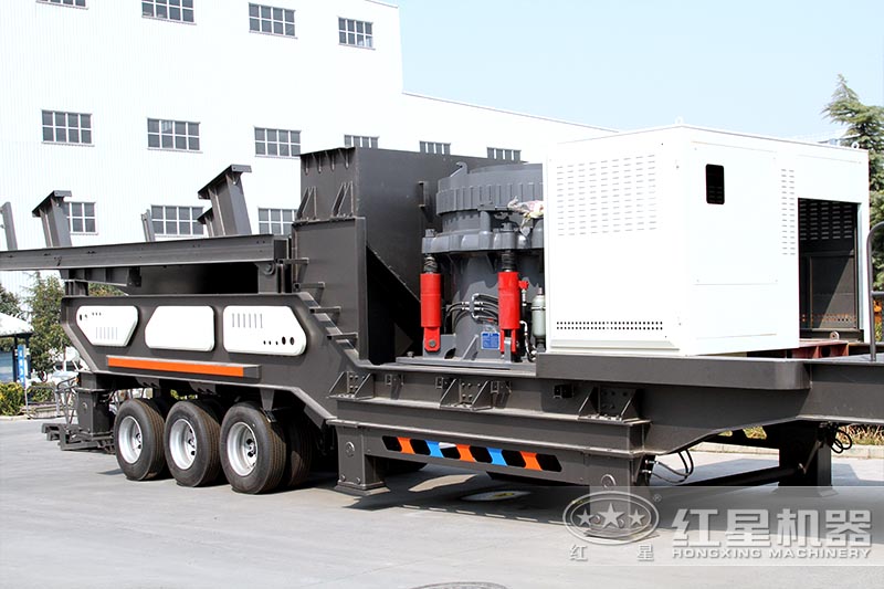 移動圓錐式破碎、篩分機設備實拍圖