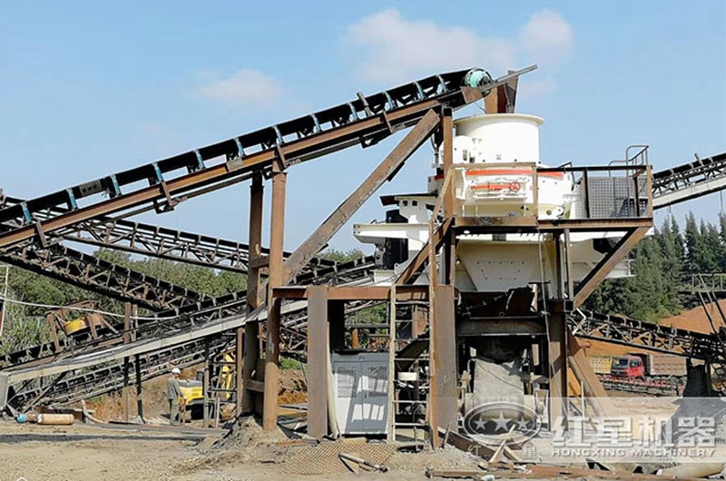 固定式制砂生產線現場 固定式制砂生產線現場